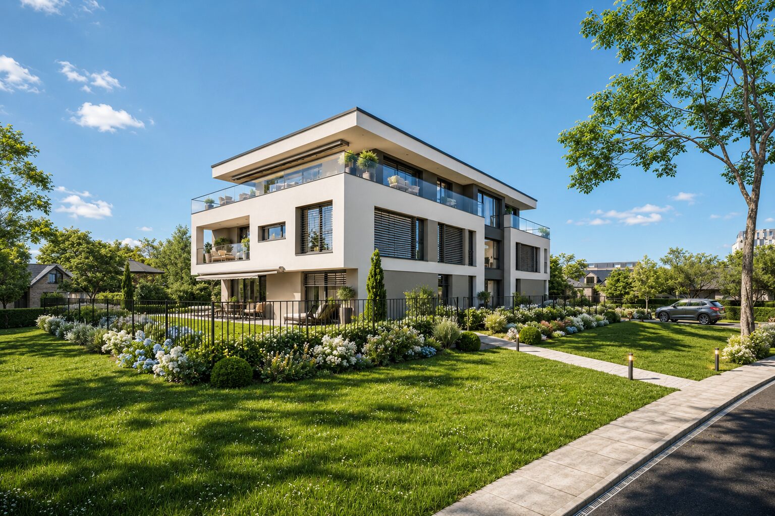 Premium Living – Gartenseite