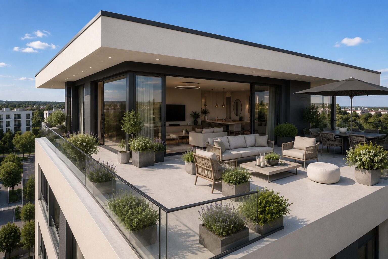 Premium Living – Penthouse mit Dachterrasse