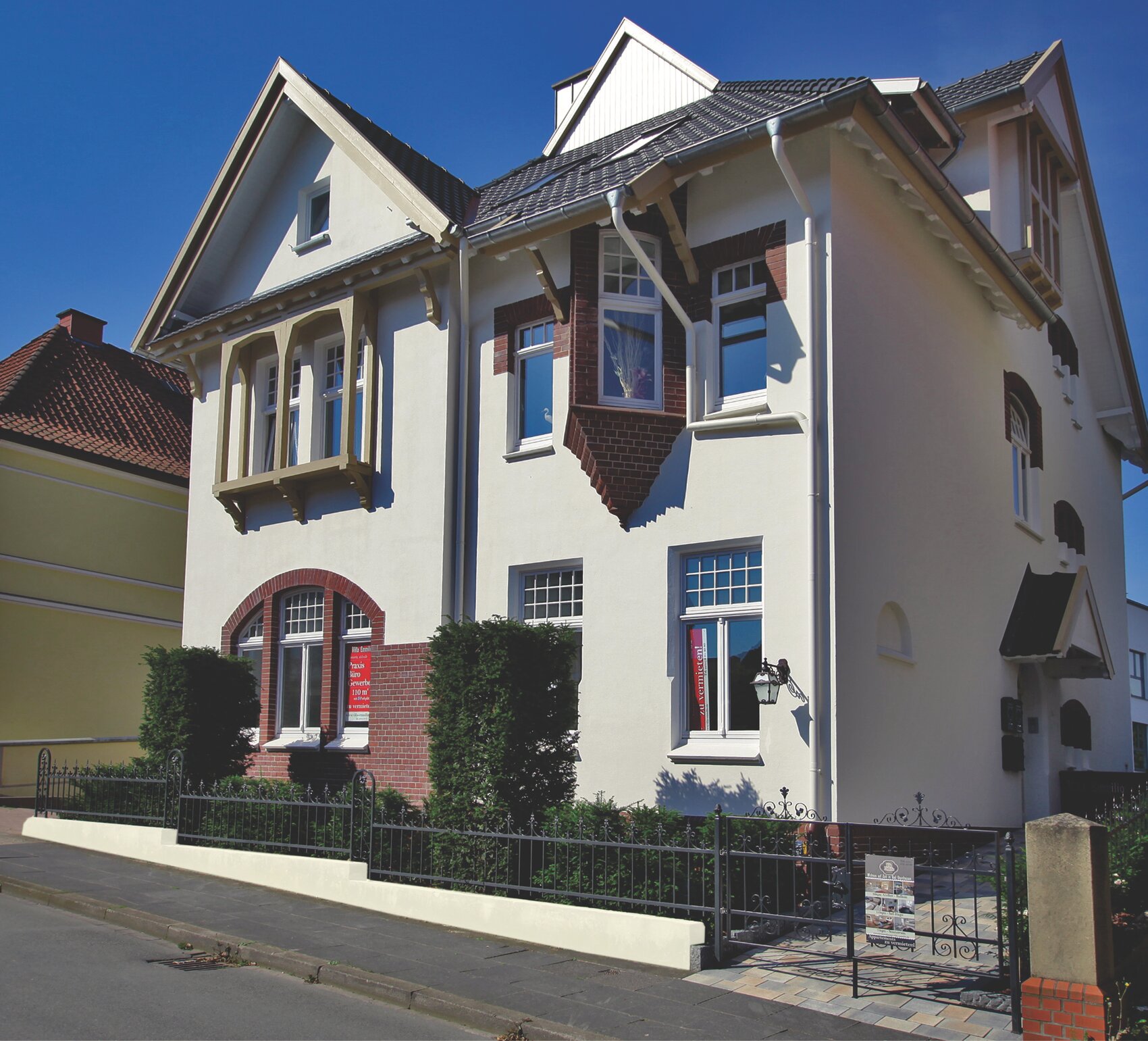 Villa Emmilio – denkmalgeschützte Jugendstilvilla von 1902 nahe dem Herzzentrum in Bad Oeynhausen