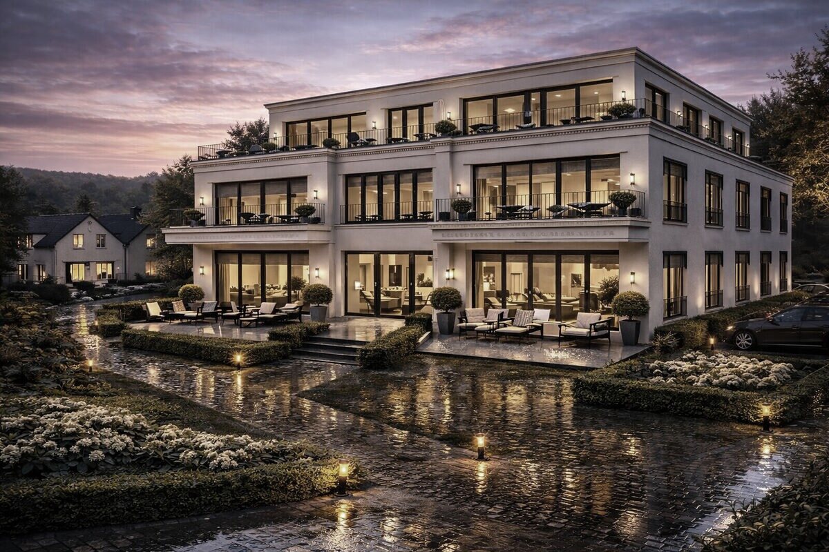 Klassische Stilvilla ETW mit Balkon und Garten in Bad Salzuflen