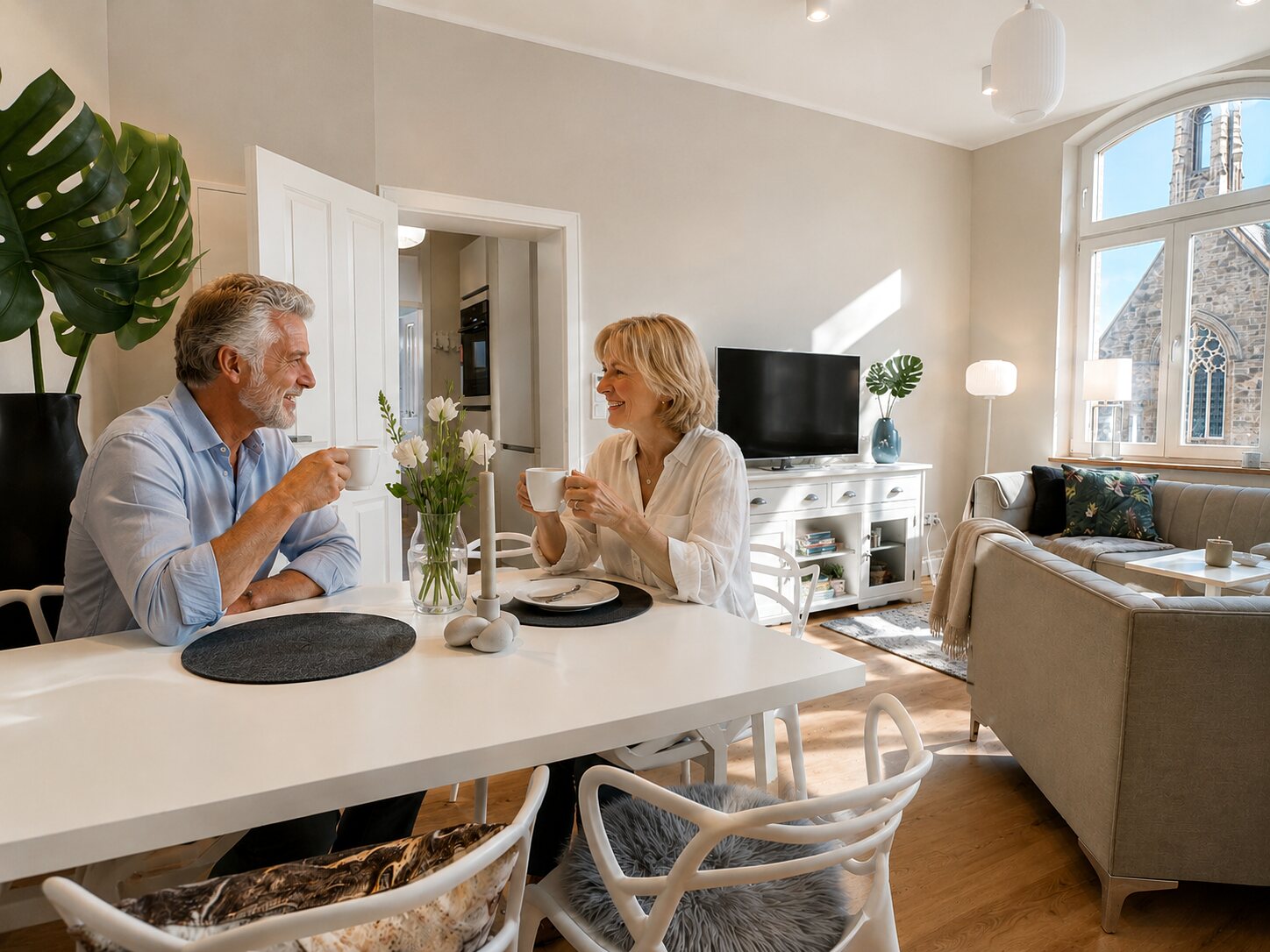 VIOS Townhouse Boarding House – vollmöbliertes Apartment mit stilvoller Wohnküche am Kurpark Bad Oeynhausen
