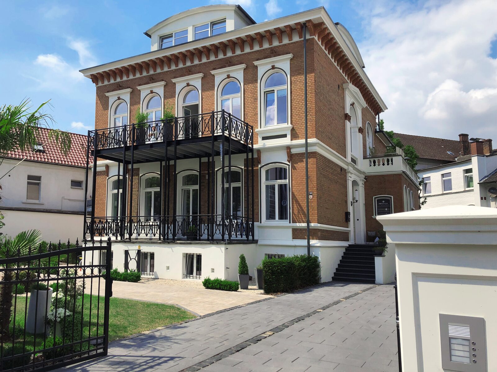 Büro von Immobilienservice OWL gegenüber dem Kurpark Bad Oeynhausen