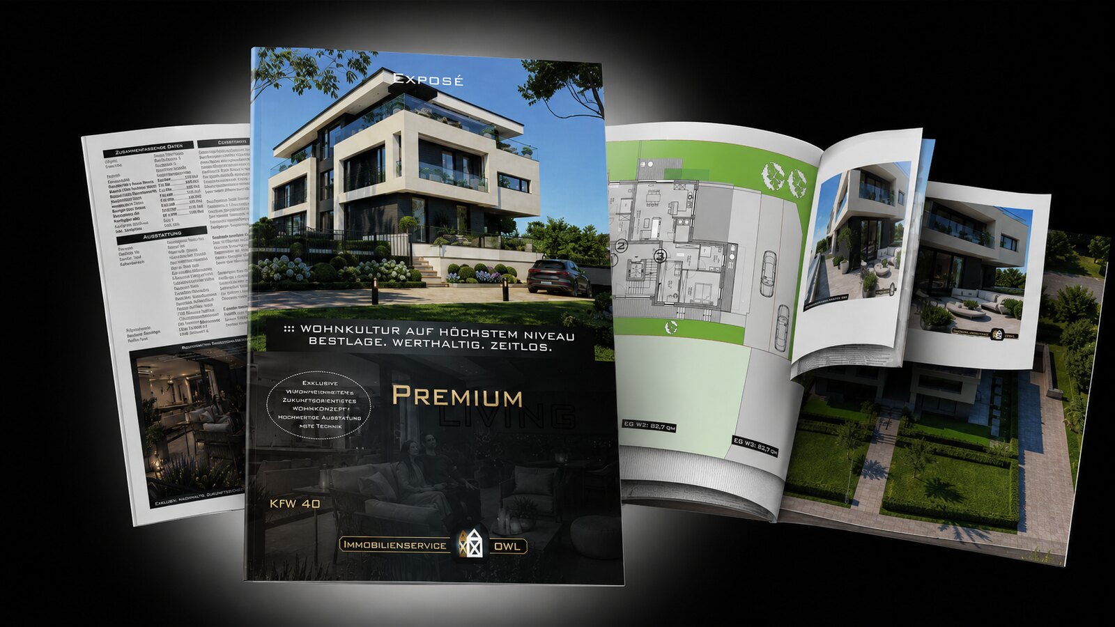 Premium-Exposé von Immobilienservice OWL mit 3D-Grundriss